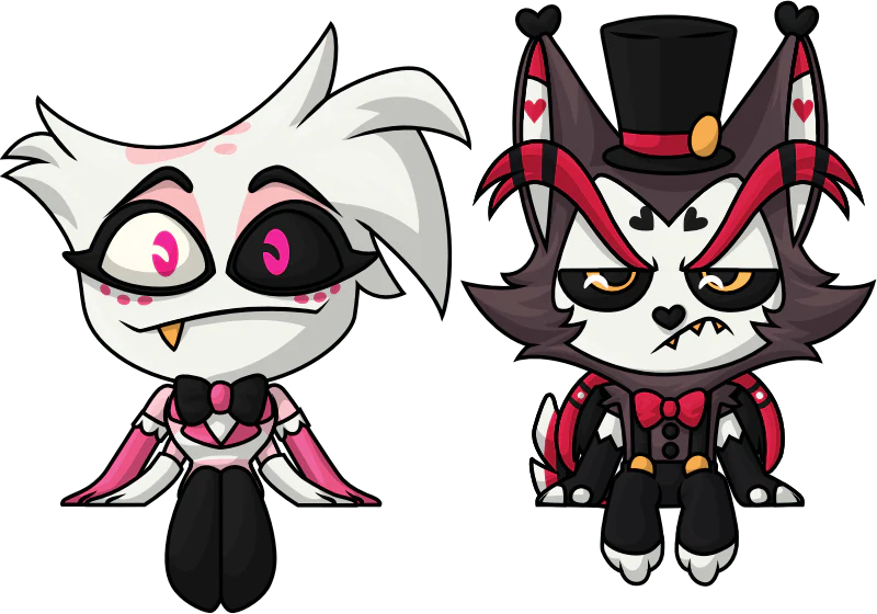 Hazbin Hotel Youtooz Monitor Buddiez Angel Dust & Husk