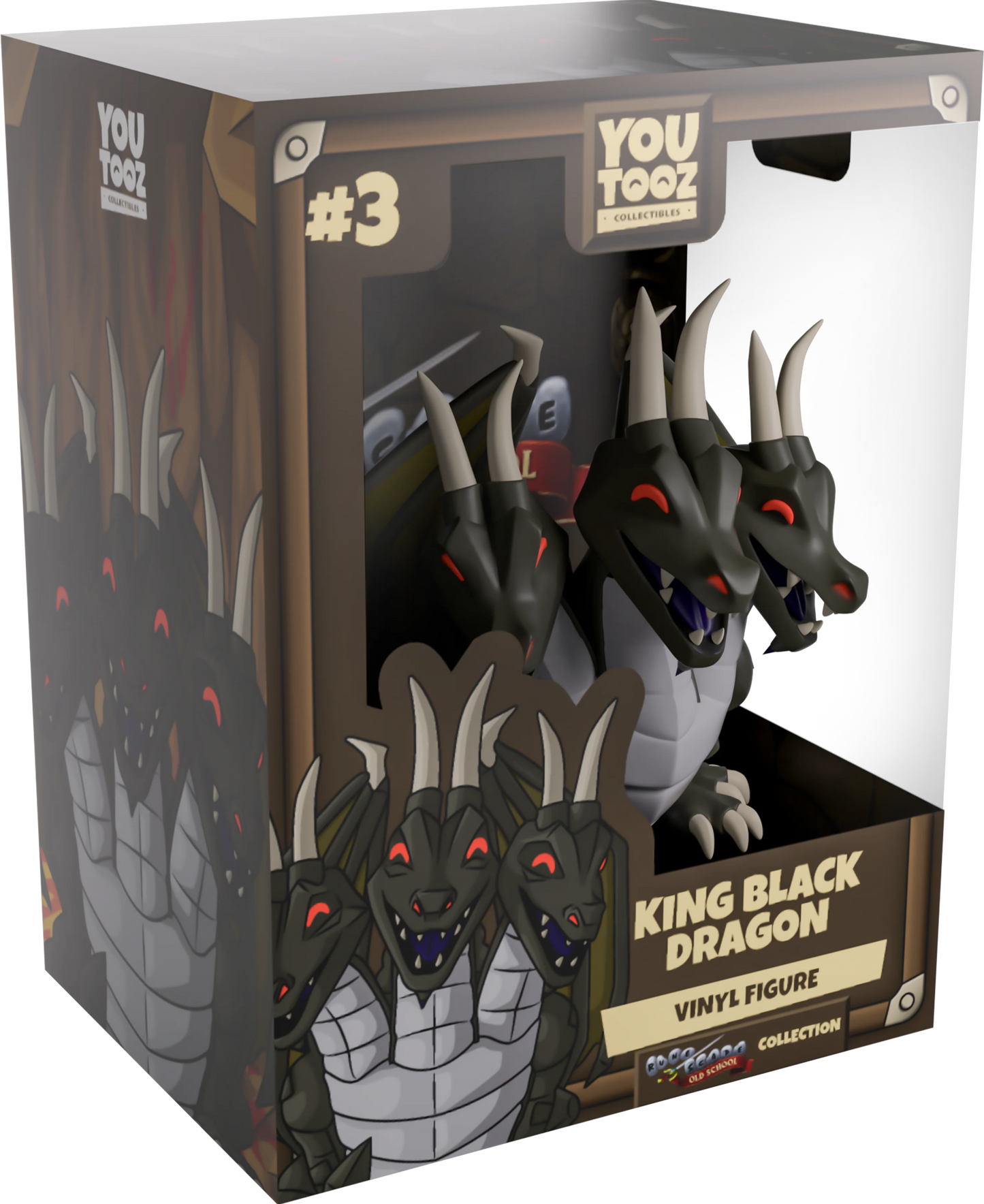 Old School RuneScape Youtooz Vinyl Figure King Black Dragon