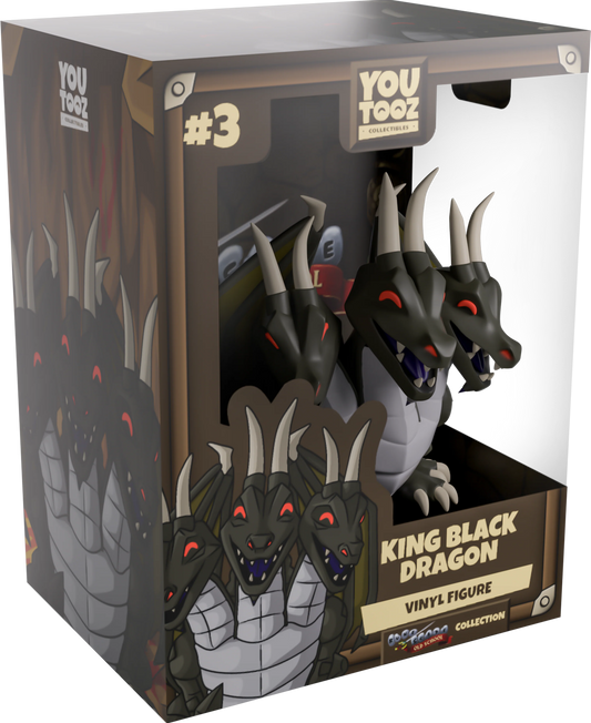 Old School RuneScape Youtooz Vinyl Figure King Black Dragon