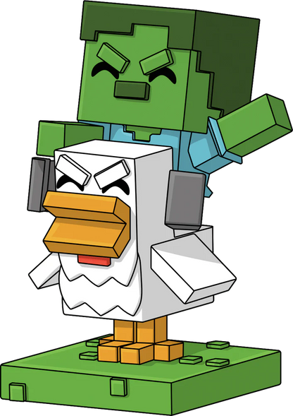 Minecraft Youtooz Vinyl Figure Chicken Jockey