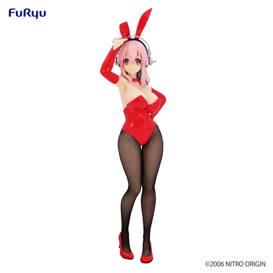 Super Sonico Red BiCute Bunnies Figure