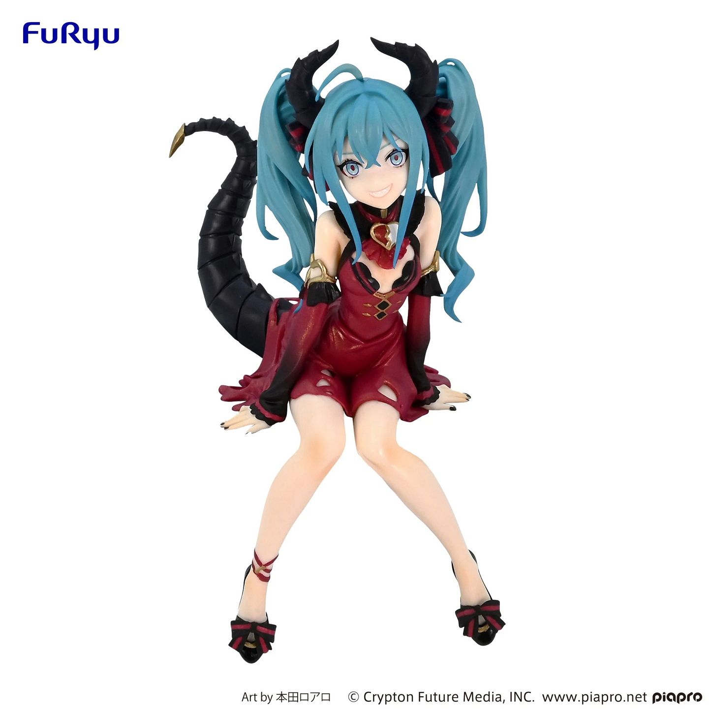 Hatsune Miku Villain Red Noodle Stopper Figure