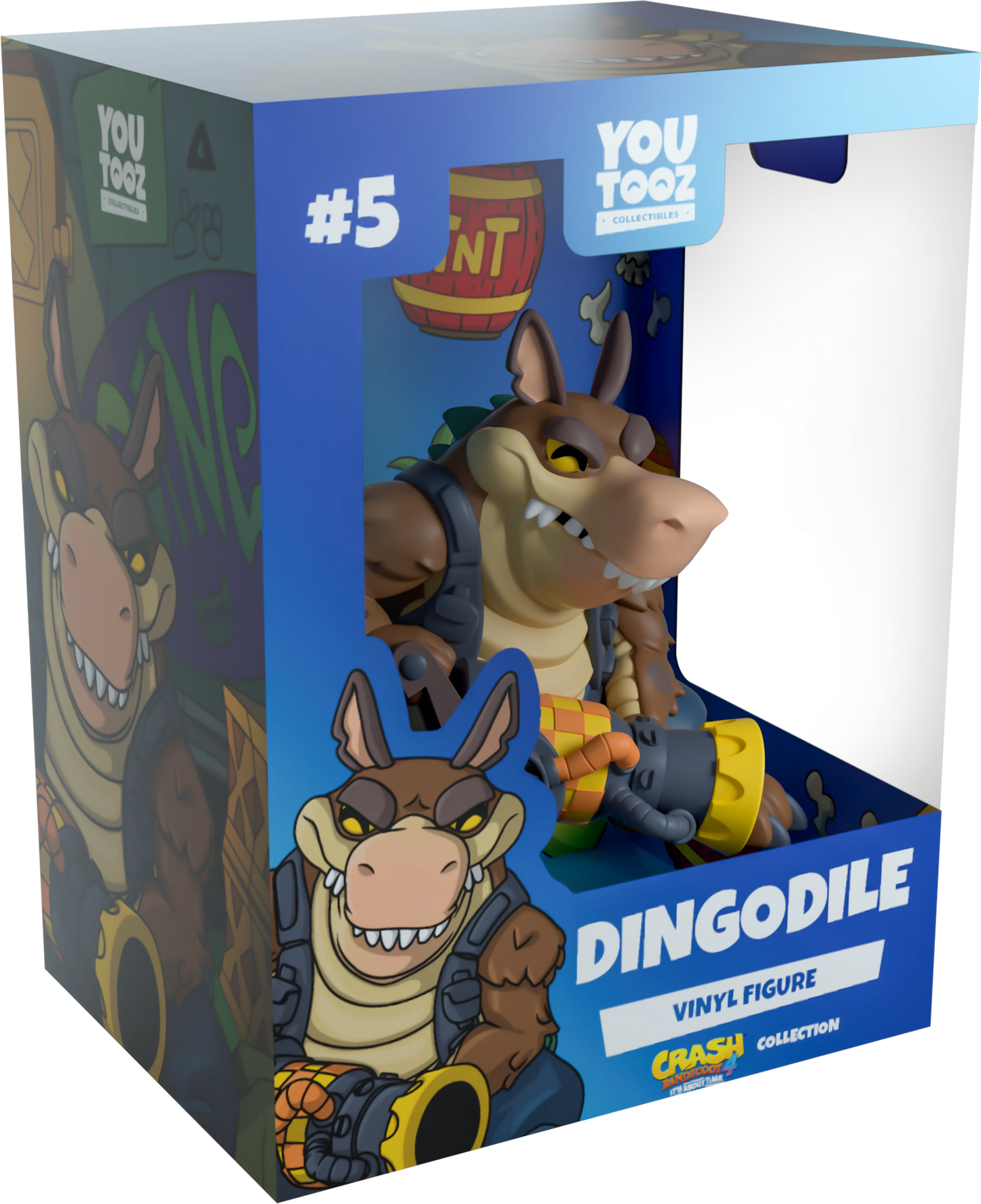 Crash Bandicoot Dingodile Youtooz Vinyl Figure