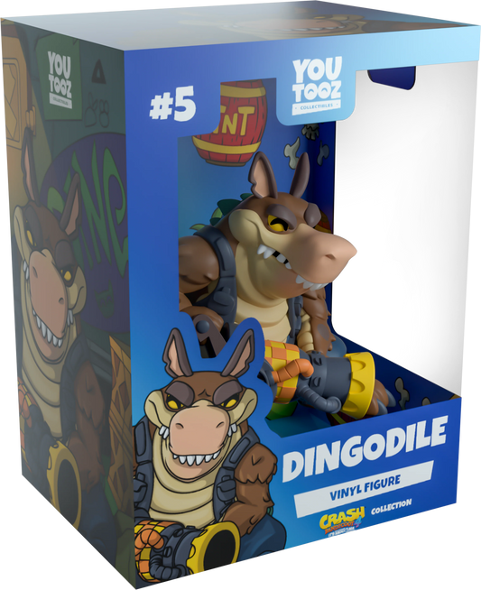 Crash Bandicoot Dingodile Youtooz Vinyl Figure