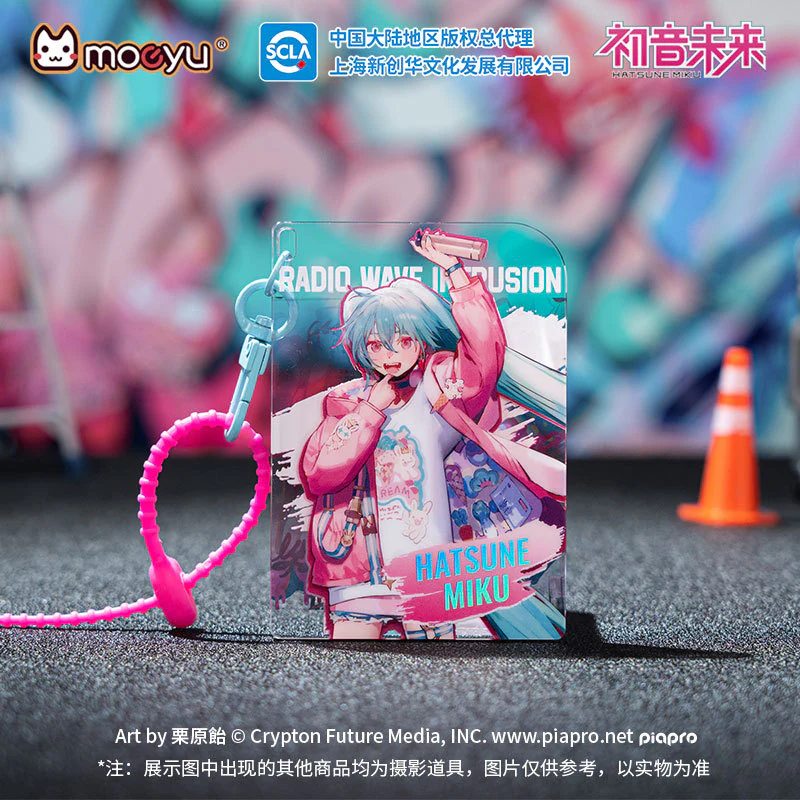 Moeyu - Hatsune Miku Radio Invasion Series Acrylic Pendant