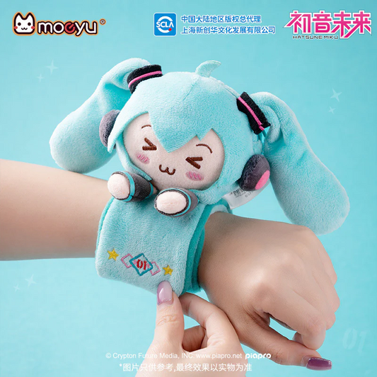 Moeyu - Hatsune Miku Squinty Eyes Series Plush Bracelet