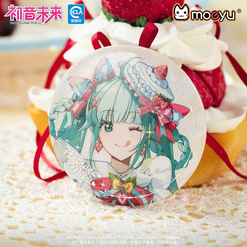 Moeyu - Hatsune Miku Sweet Intertwined Series Tinplate Badge Playful Style