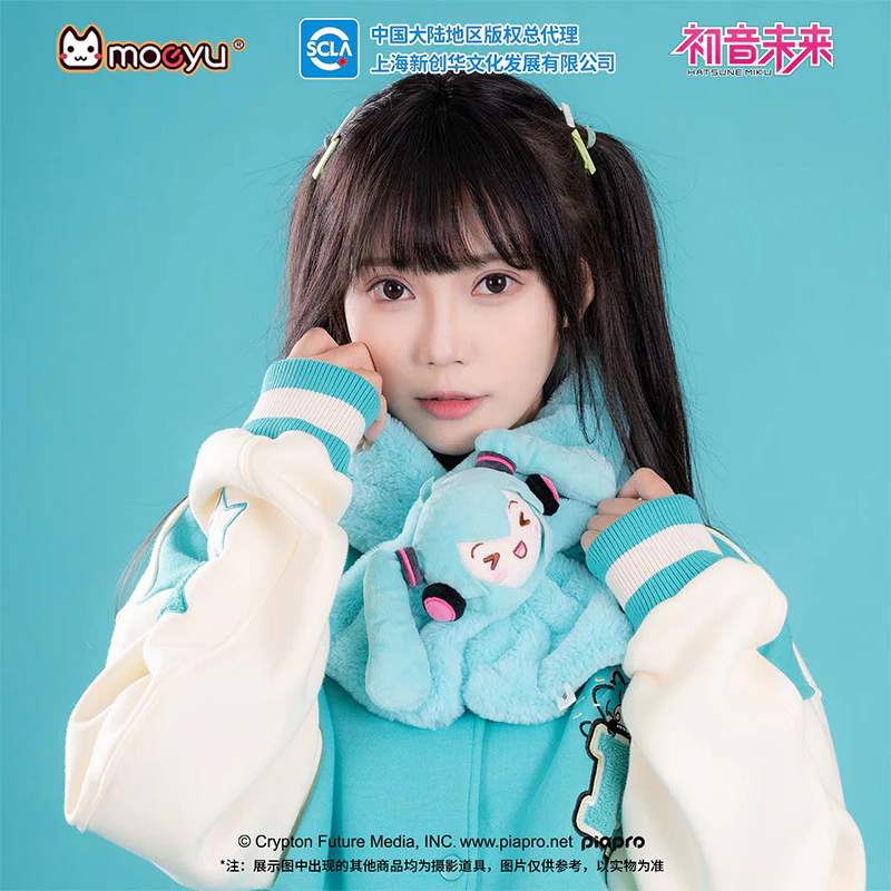 Moeyu - Hatsune Miku Squinty Eyes Series Scarf