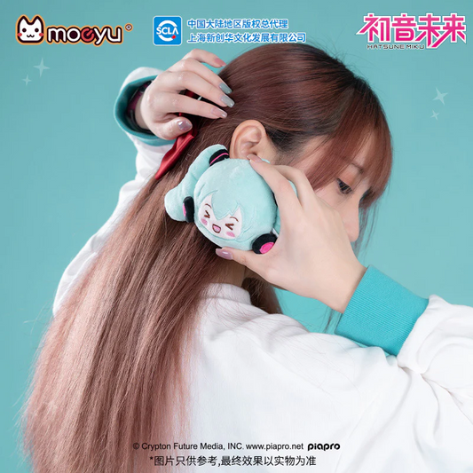 Moeyu - Hatsune Miku Squinty Eyes Series Plush Comb