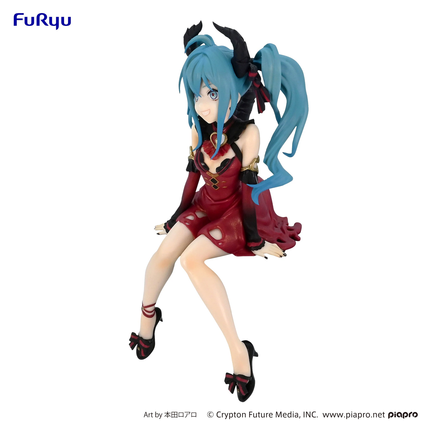 Hatsune Miku Villain Red Noodle Stopper Figure