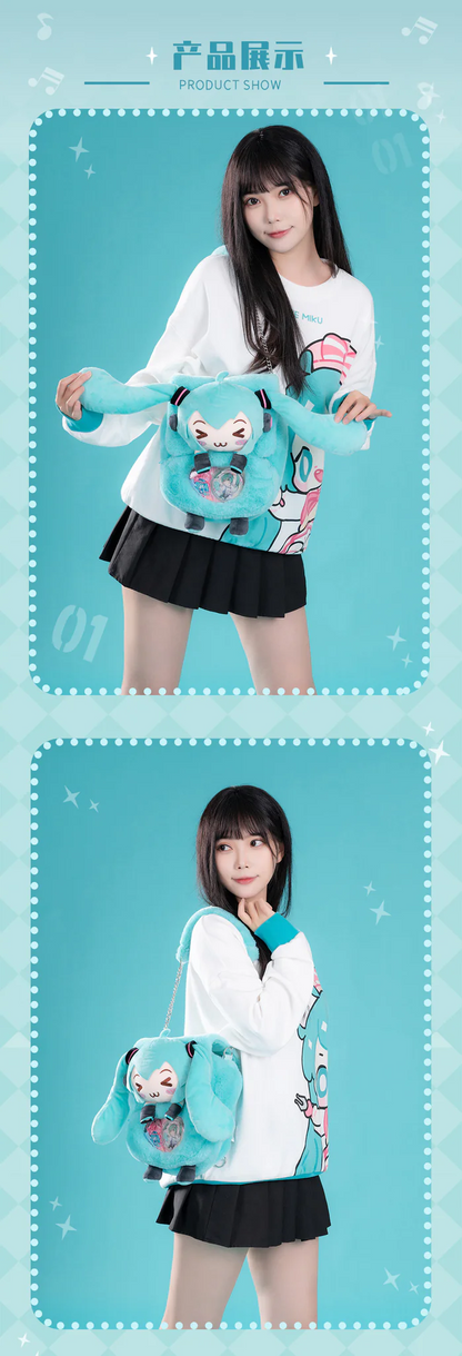 Moeyu - Hatsune Miku Squinty Eyes Series Plush Backpack