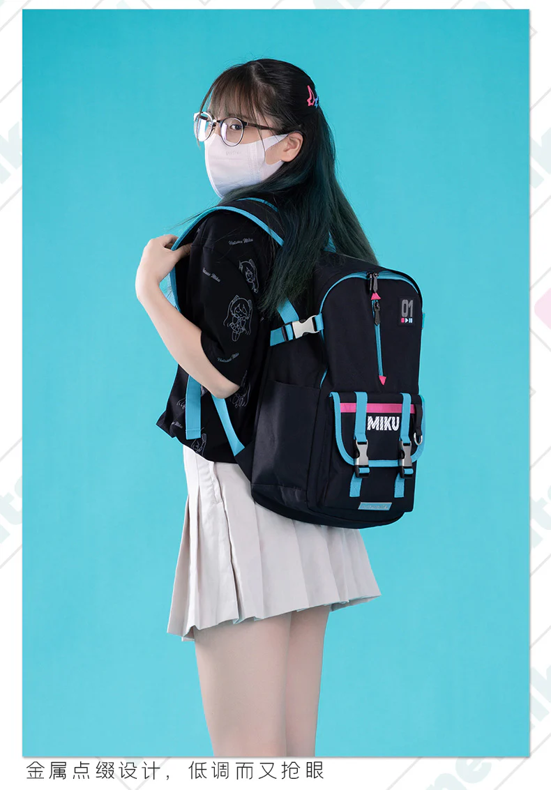 Moeyu - Hatsune Miku Outdoor Style Oxford Backpack