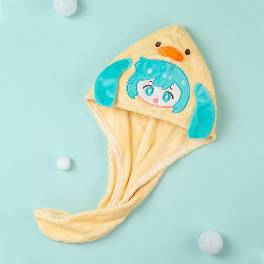Moeyu - Hatsune Miku Pajama Party Series Dry Hair Cap Little Duck Miku