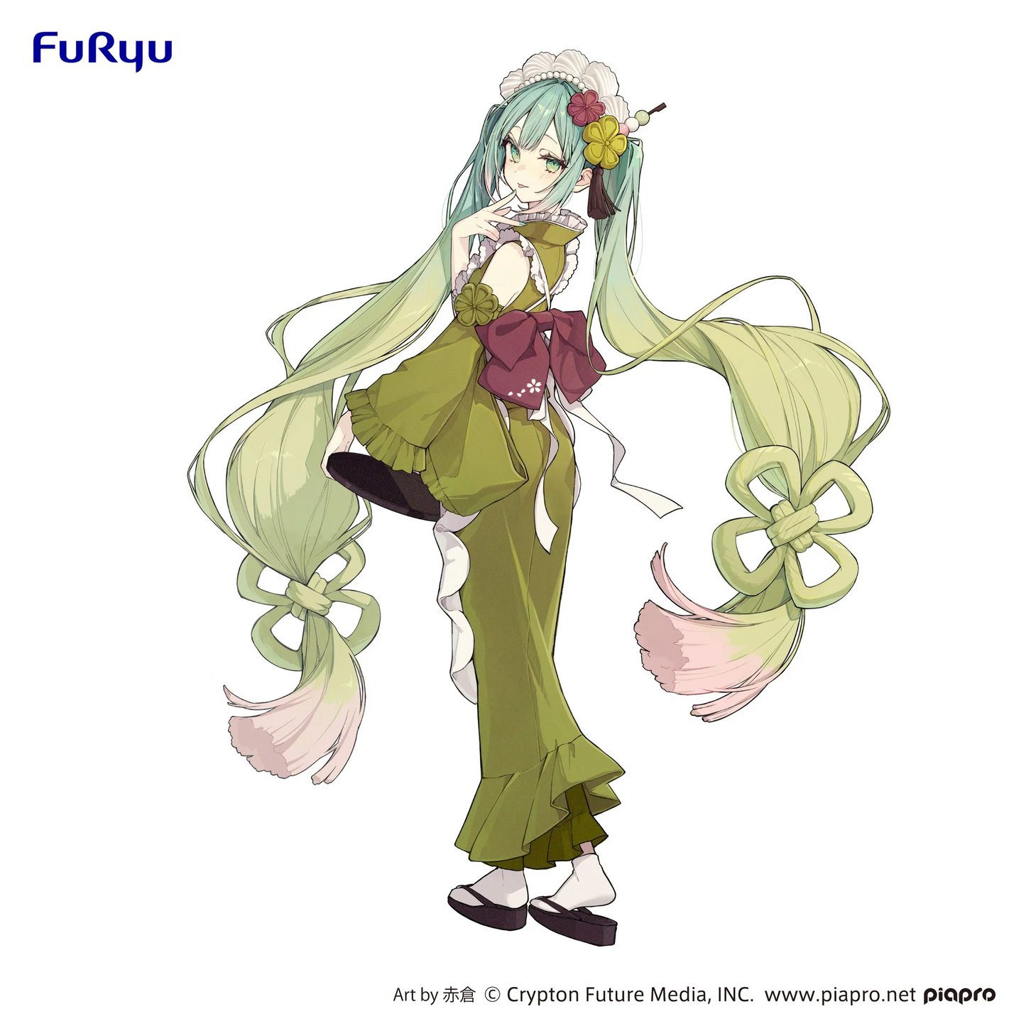 Hatsune Miku Matcha Green Tea Parfait Exceed Creative Figure