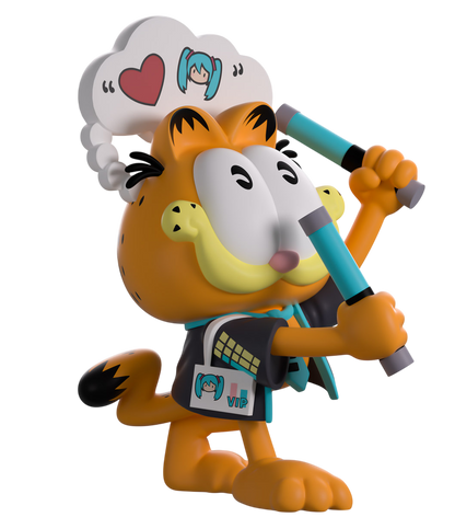 Garfield Youtooz Vinyl Figure Hatsune Miku Concert Garfield
