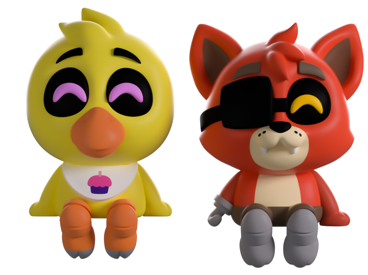 Five Nights at Freddy's Youtooz Monitor Buddiez Chica & Foxy