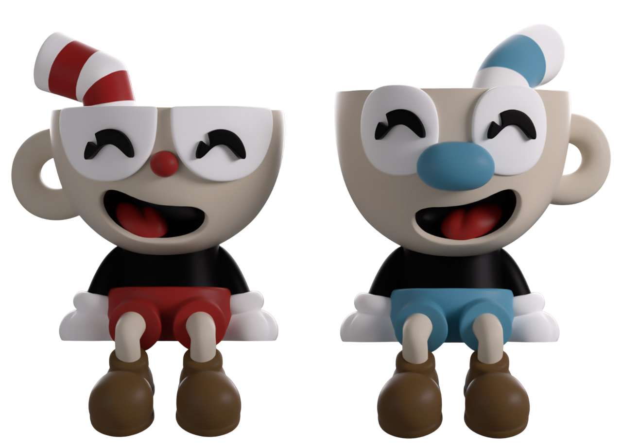 Cuphead Youtooz Monitor Buddiez Cuphead and Mugman