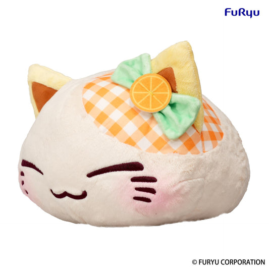 Nemuneko Cat Fruit Big Plush Orange