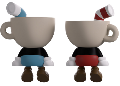 Cuphead Youtooz Monitor Buddiez Cuphead and Mugman