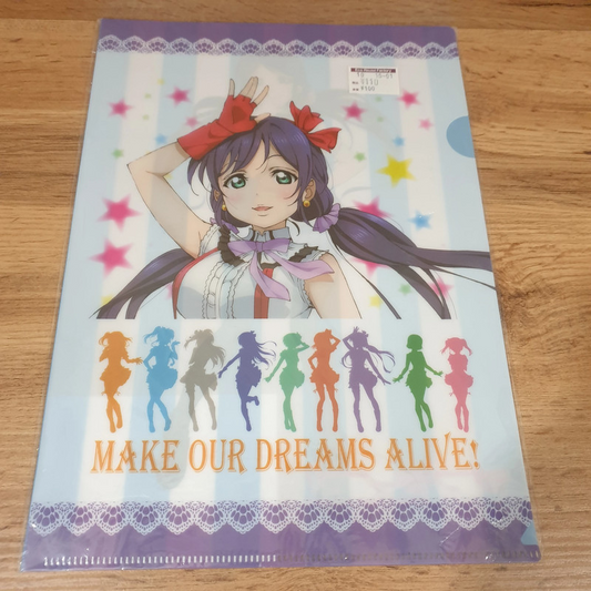 Love Live A4 Clear File Nozomi Tojo