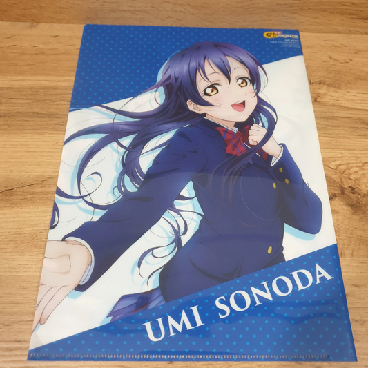 Love Live A4 Clear File Umi Sonoda