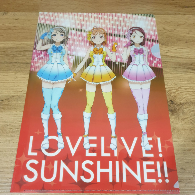 Love Live Sunshine A4 Clear File Aqours