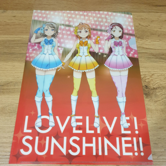 Love Live Sunshine A4 Clear File Aqours