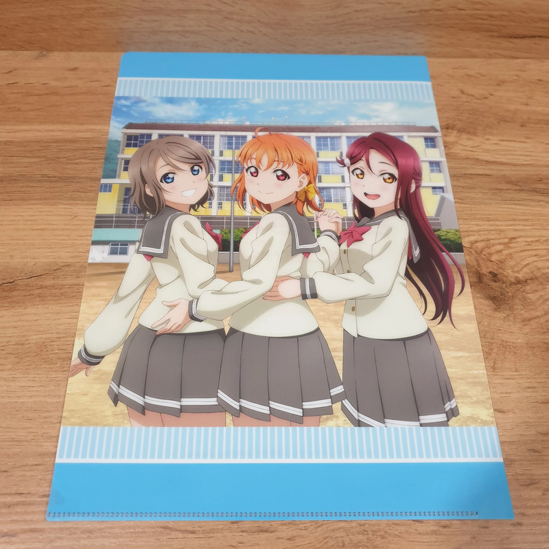 Love Live Sunshine A4 Clear File Aqours