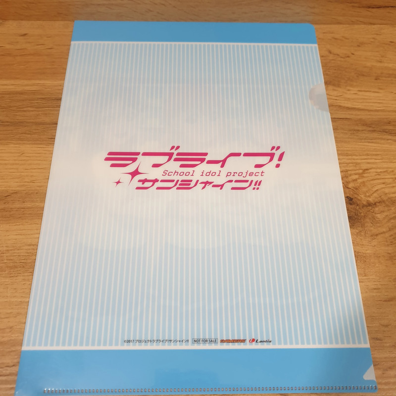 Love Live Sunshine A4 Clear File Aqours