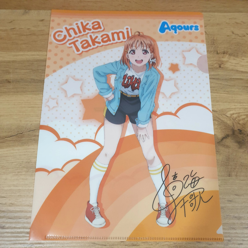 Love Live Sunshine A4 Clear File Chika Takami