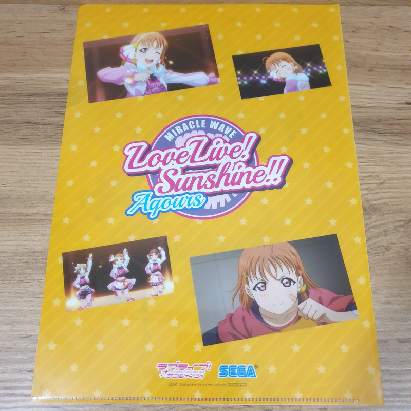 Love Live Sunshine A4 Clear File Chika Takami