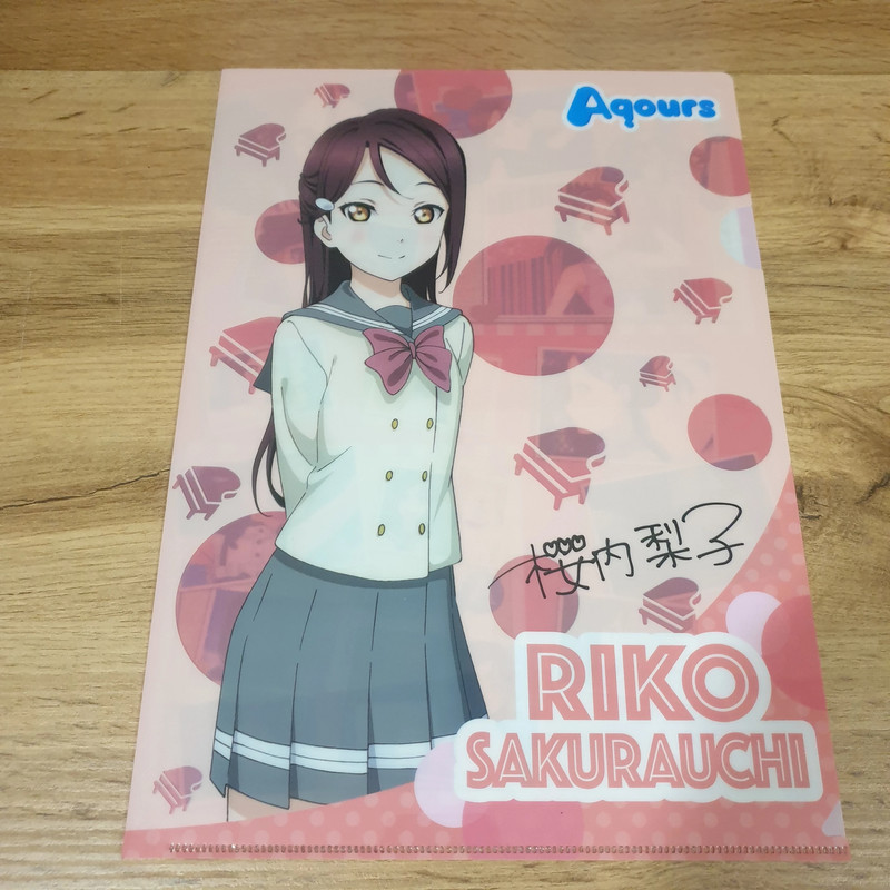 Love Live Sunshine A4 Clear File Riko Sakurauchi