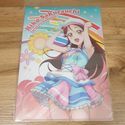 Love Live Sunshine A4 Clear File Riko Sakurauchi