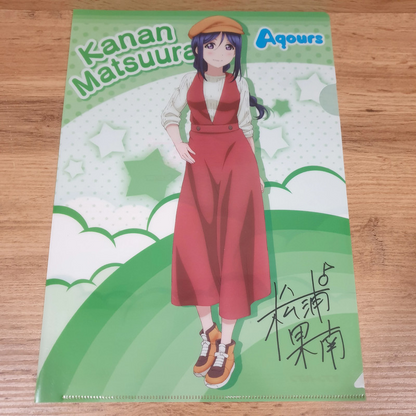 Love Live Sunshine A4 Clear File Kanan Matsuura