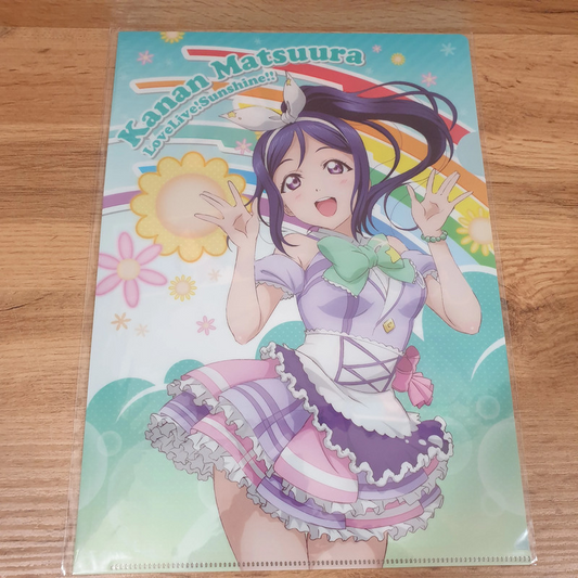 Love Live Sunshine A4 Clear File Kanan Matsuura