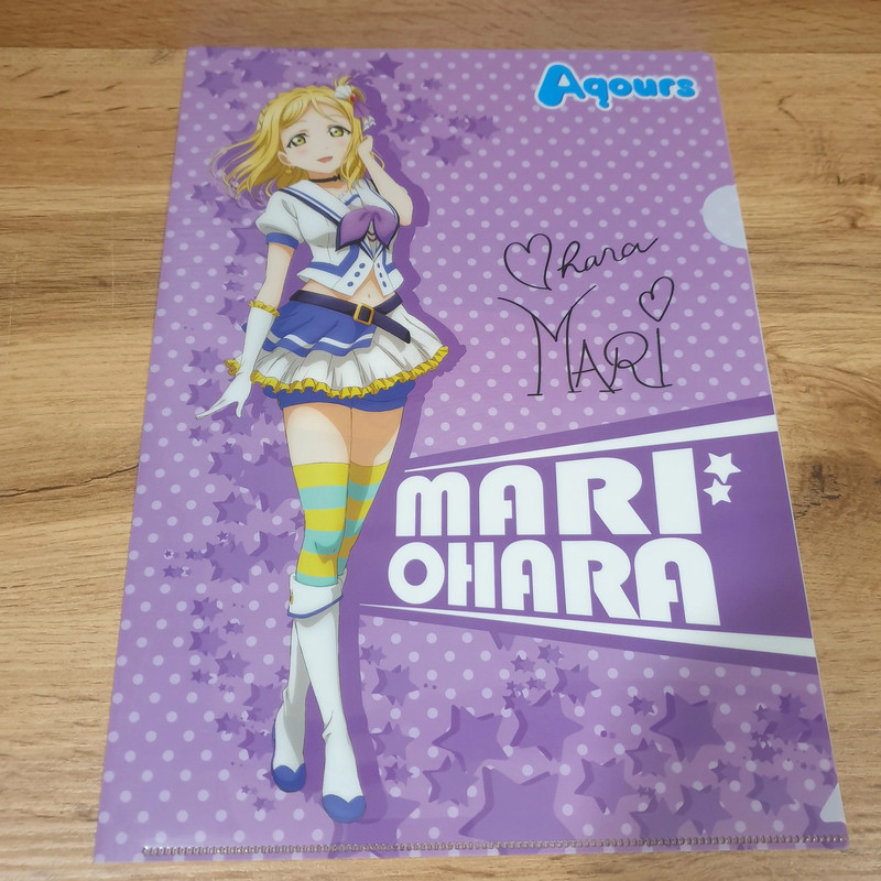 Love Live Sunshine A4 Clear File Mari Ohara