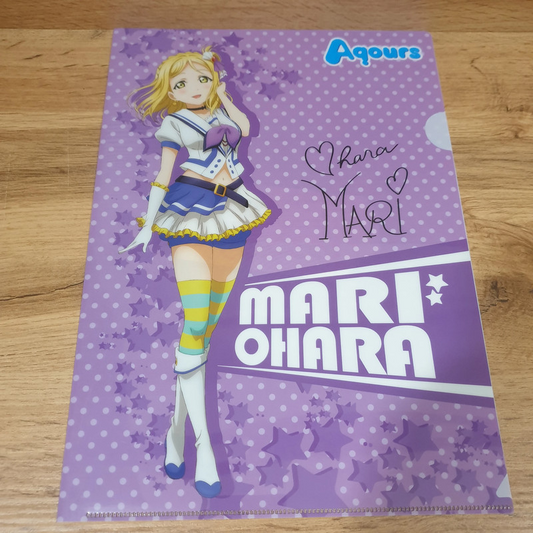 Love Live Sunshine A4 Clear File Mari Ohara