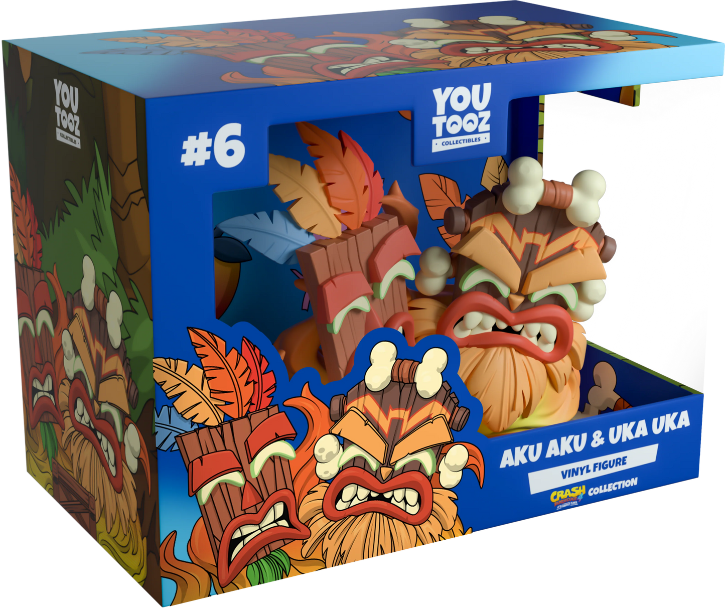 Crash Bandicoot Aku Aku & Uka Uka Youtooz Vinyl Figure