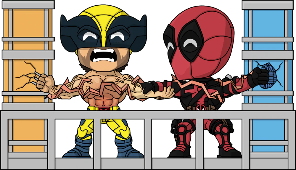 Deadpool and Wolverine Youtooz Vinyl Figure Deadpool & Wolverine
