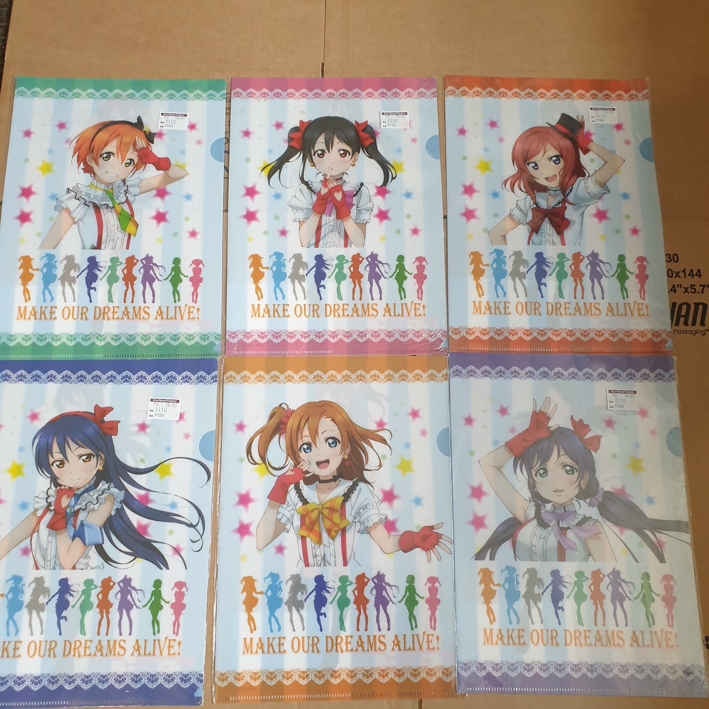 Love Live A4 Clear File Bokura wa ima no naka de