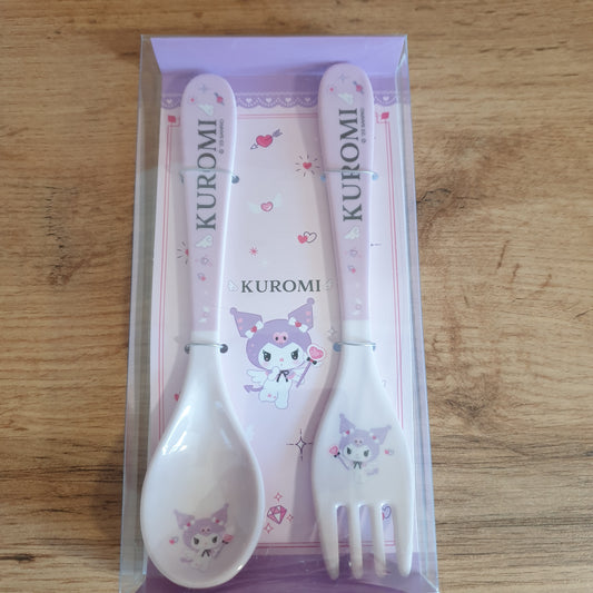 Sanrio Kuromi Cutlery Spoon & Fork
