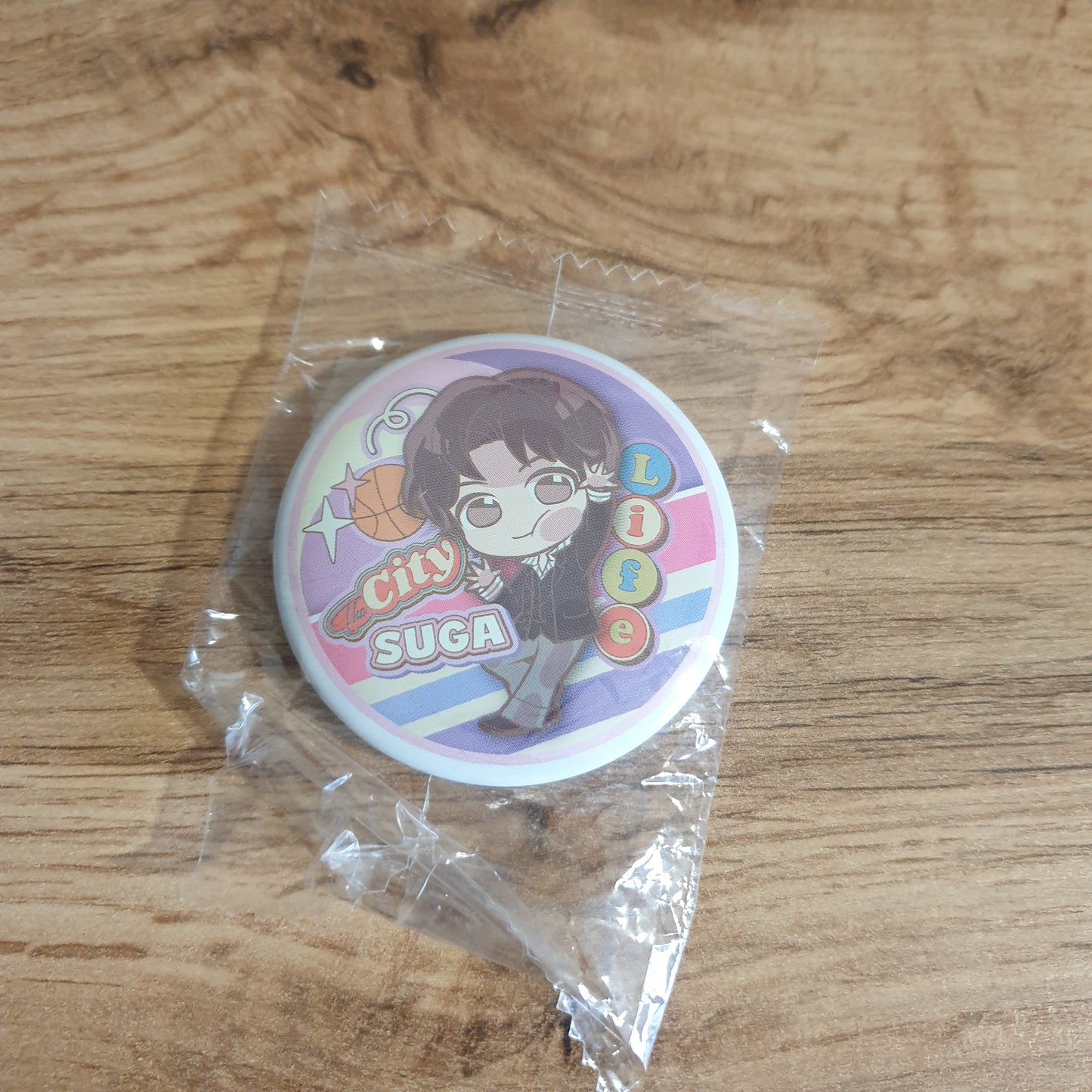 Tiny Tan BTS Suga Pin Badge