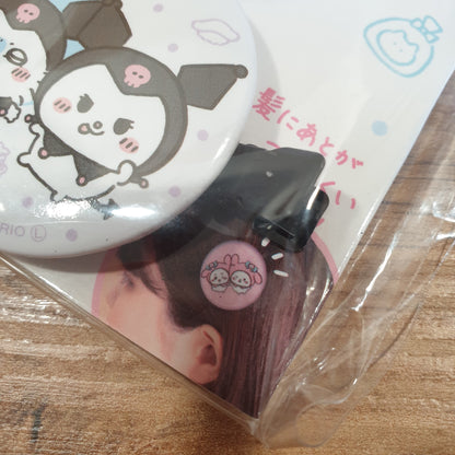 Kuromi Hair Clip Pin Badges