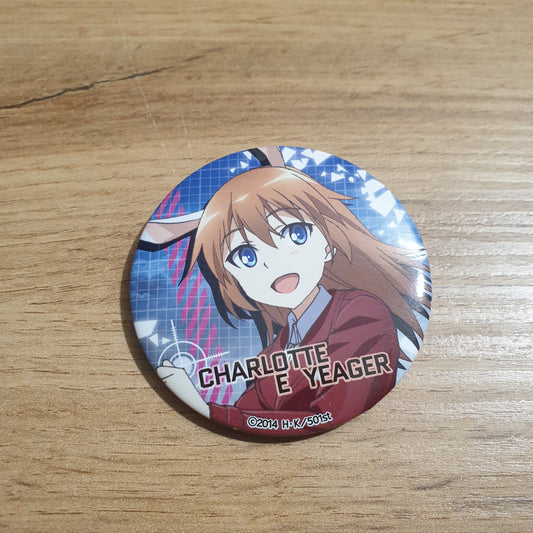 Strike Witches Charlotte E Yeager Pin Badge