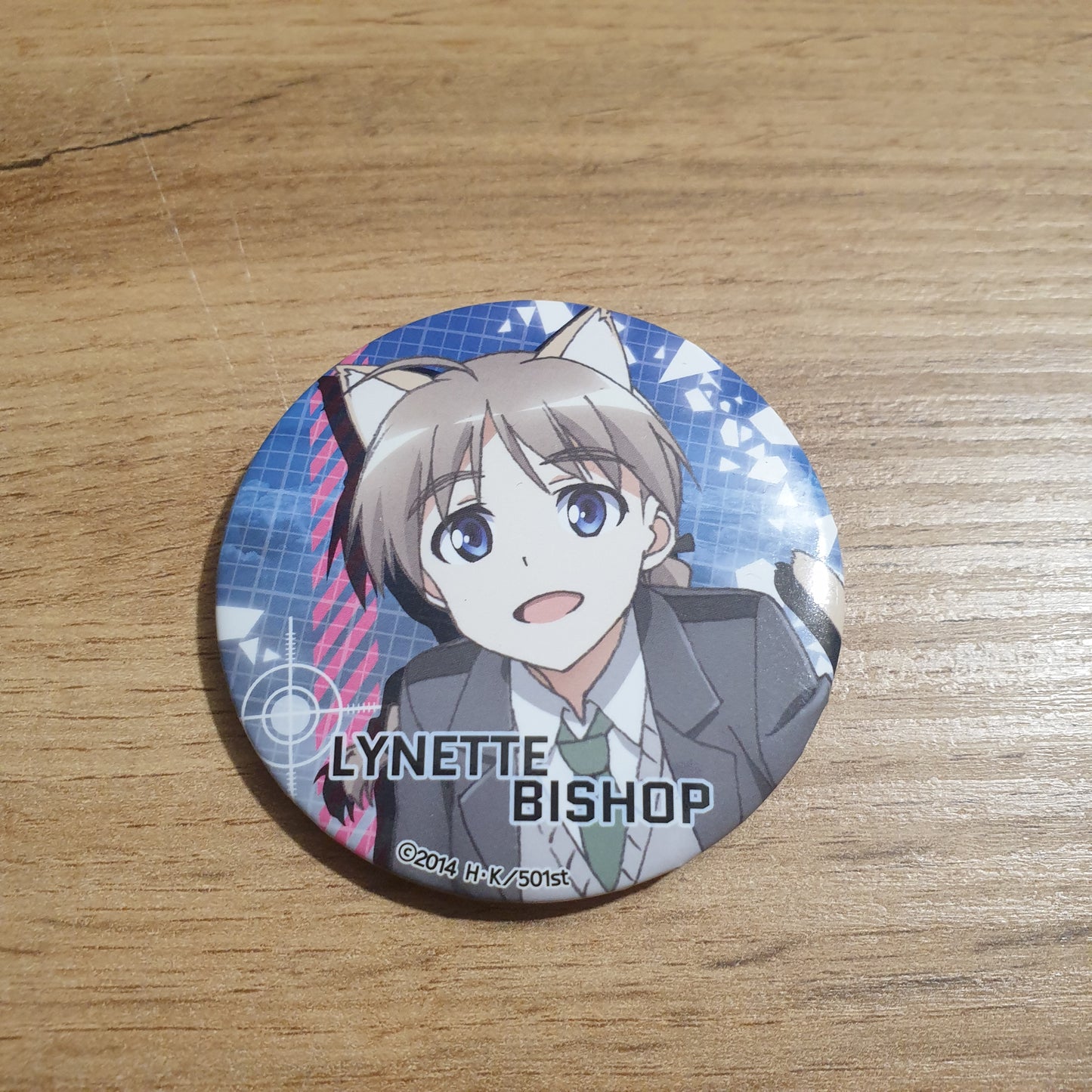 Strike Witches Lynette Bishop Pin Badge