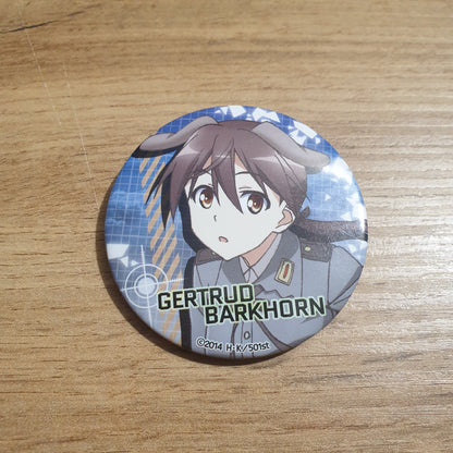 Strike Witches Gertrud Barkhorn Pin Badge