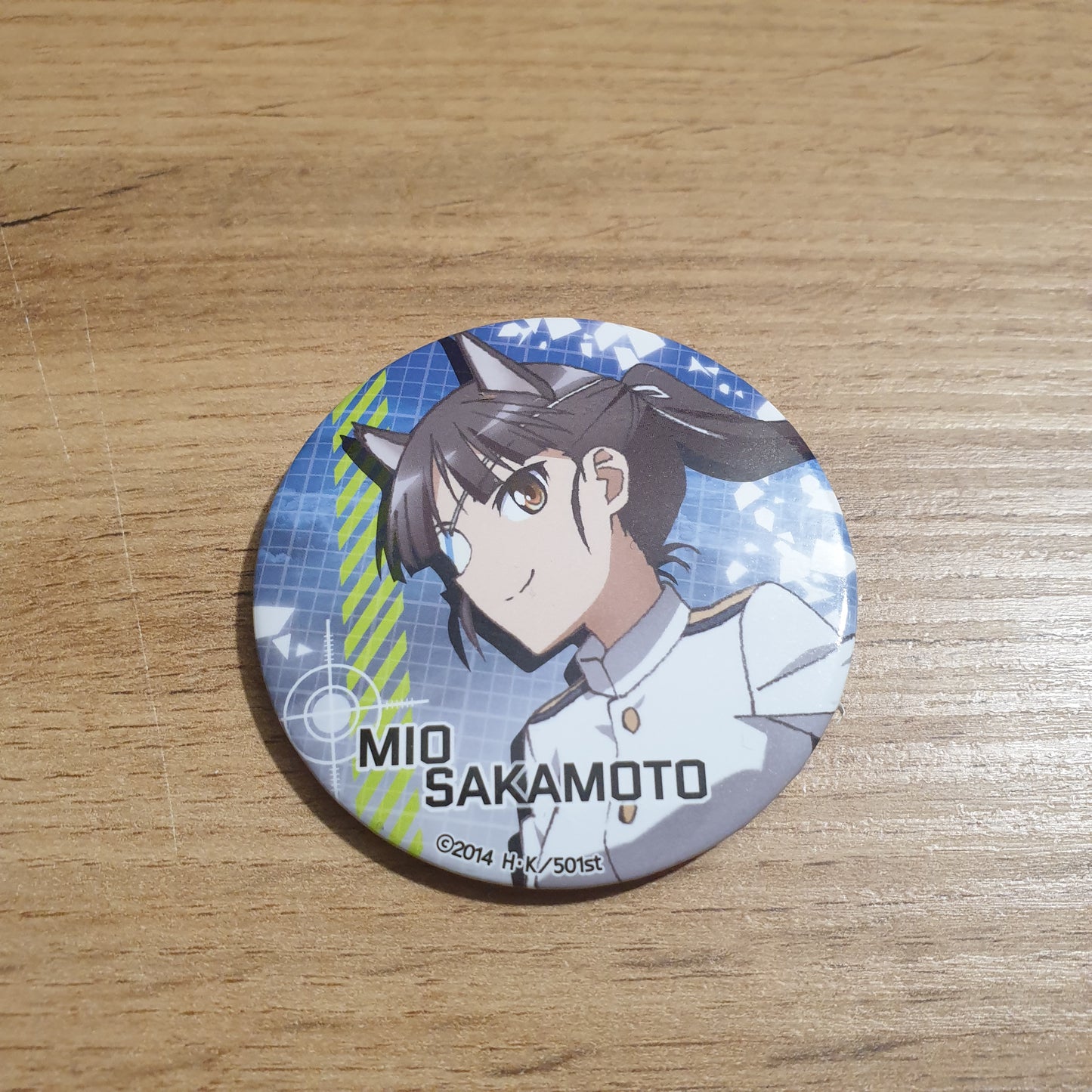 Strike Witches Mio Sakamoto Pin Badge