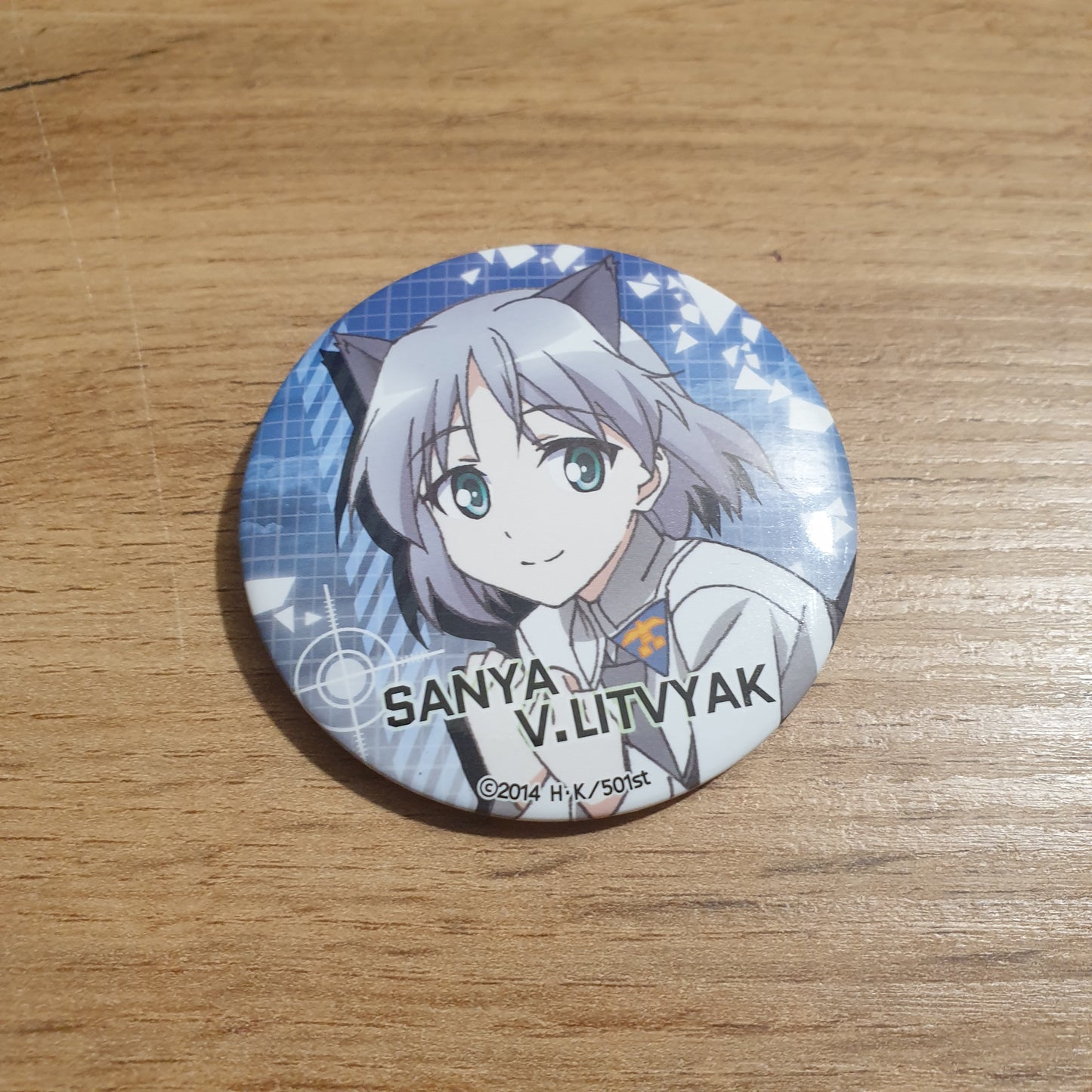 Strike Witches Sanya V Litvyak Pin Badge