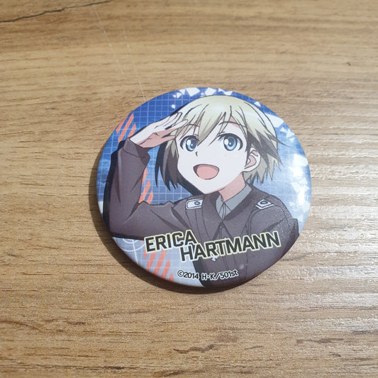 Strike Witches Erica Hartmann Pin Badge