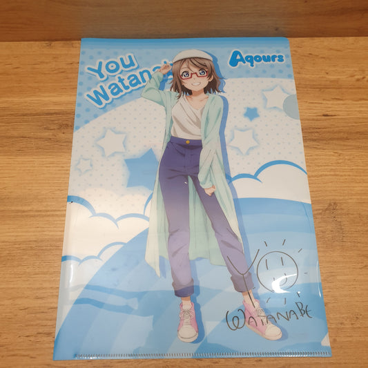 Love Live Sunshine A4 Clear File You Watanabe